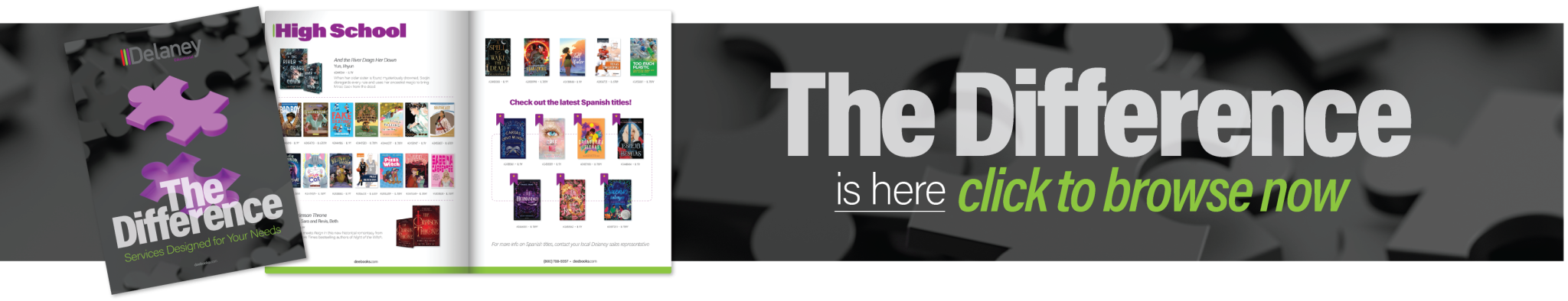 The Difference is here. Click to browse now. Mini Catalog button.